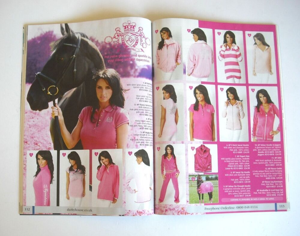 Derbyhouse brochure - Katie Price cover (Autumn/Winter 2008)