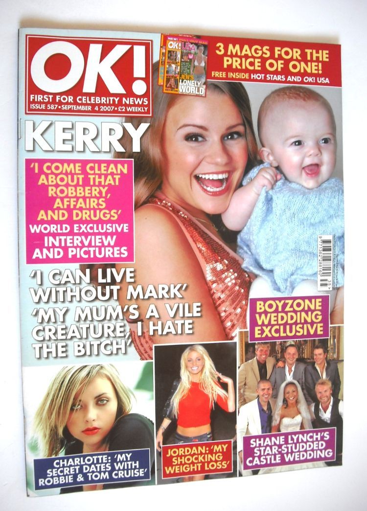 OK! magazine - Kerry Katona cover (4 September 2007 - Issue 587)