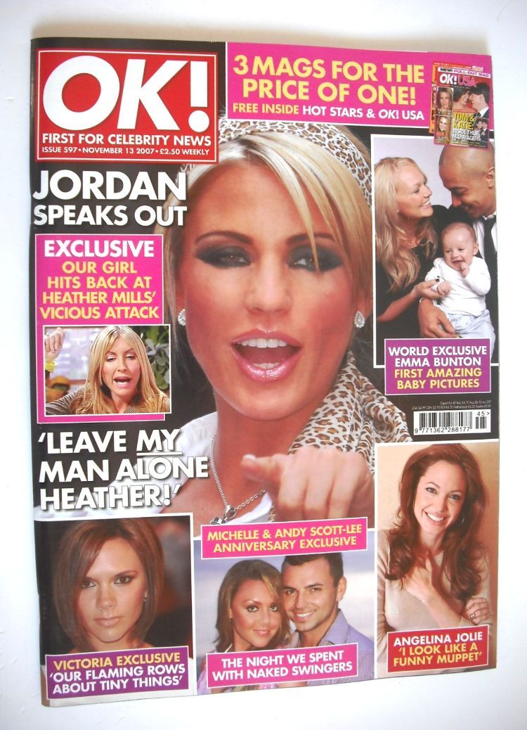 OK! magazine - Jordan cover (13 November 2007 - Issue 597)
