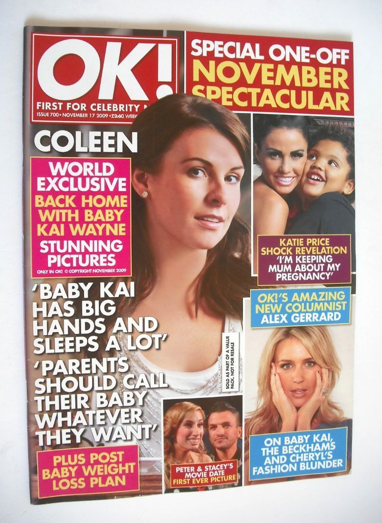 OK! magazine - Coleen Rooney cover (17 November 2009 - Issue 700)