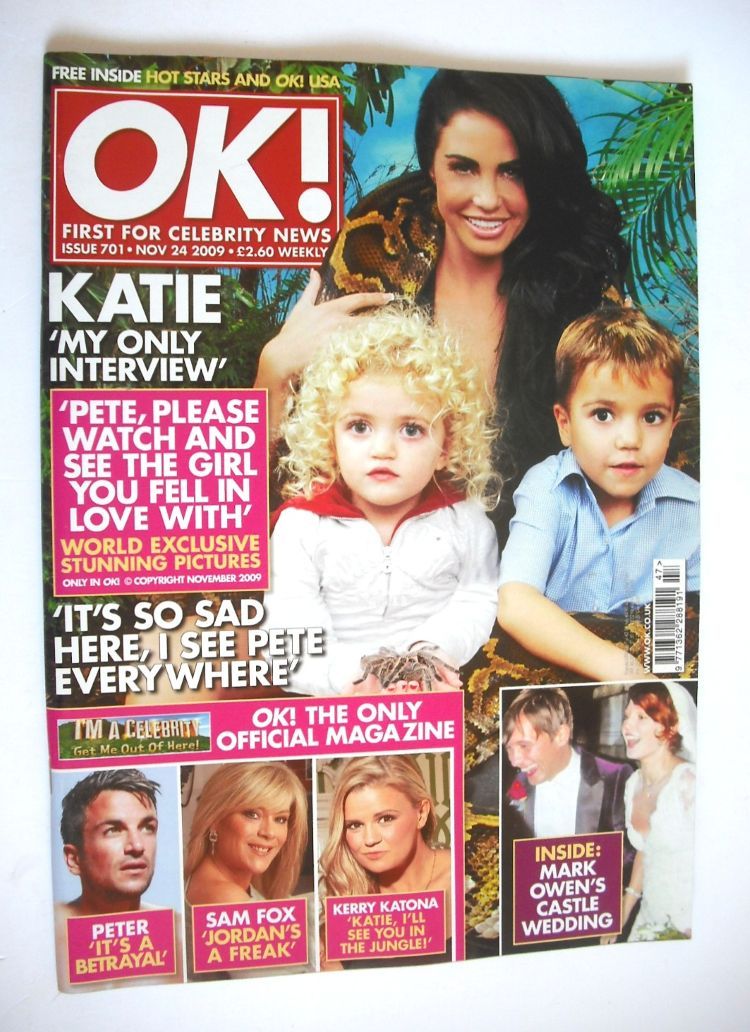 OK! magazine - Jordan cover (24 November 2009 - Issue 701)