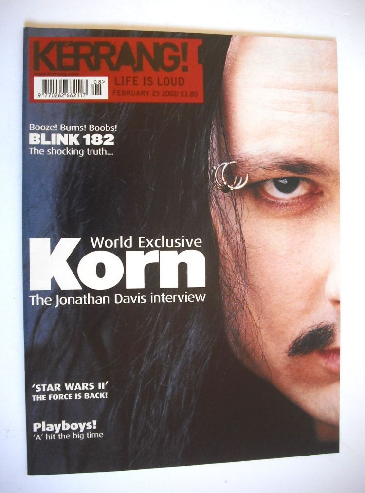Kerrang magazine - Jonathan Davis cover (23 February 2002 - Issue 892)