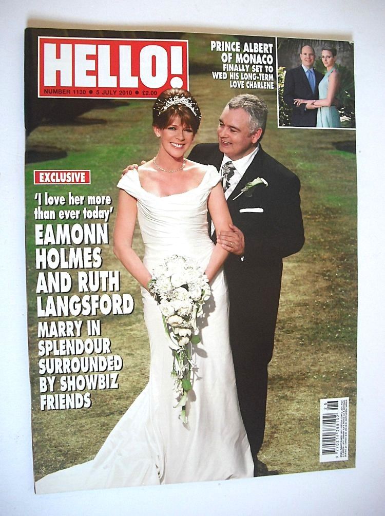 Hello! magazine - Eamonn Holmes and Ruth Langsford cover (5 July 2010 - Issue 1130)