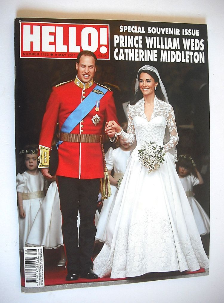 Hello! magazine - Prince William and Kate Middleton Royal Wedding cover (9 May 2011 - Issue 1173)