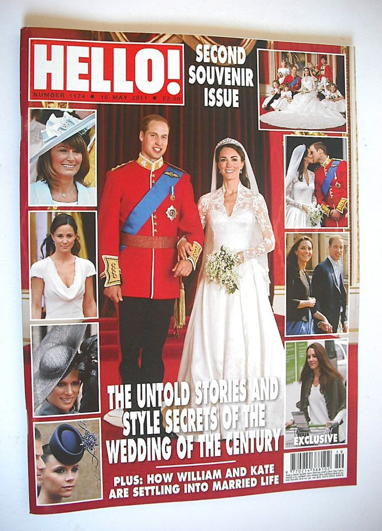 Hello! magazine - Prince William and Kate Middleton Royal Wedding cover Part 2 (16 May 2011 - Issue 1174)