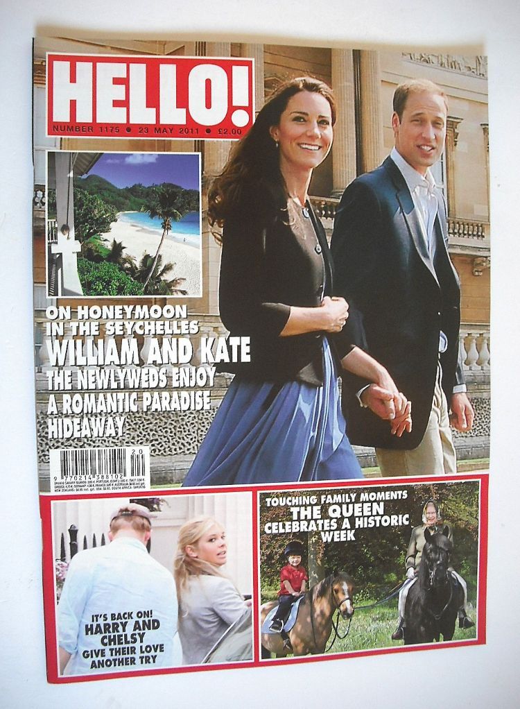 Hello! magazine - Prince William and Kate Middleton cover (23 May 2011 - Issue 1175)