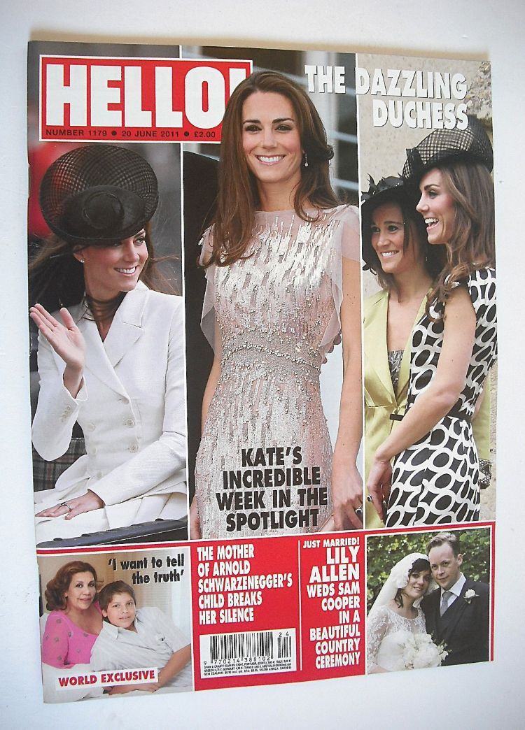 Hello! magazine - Kate Middleton cover (20 June 2011 - Issue 1179)