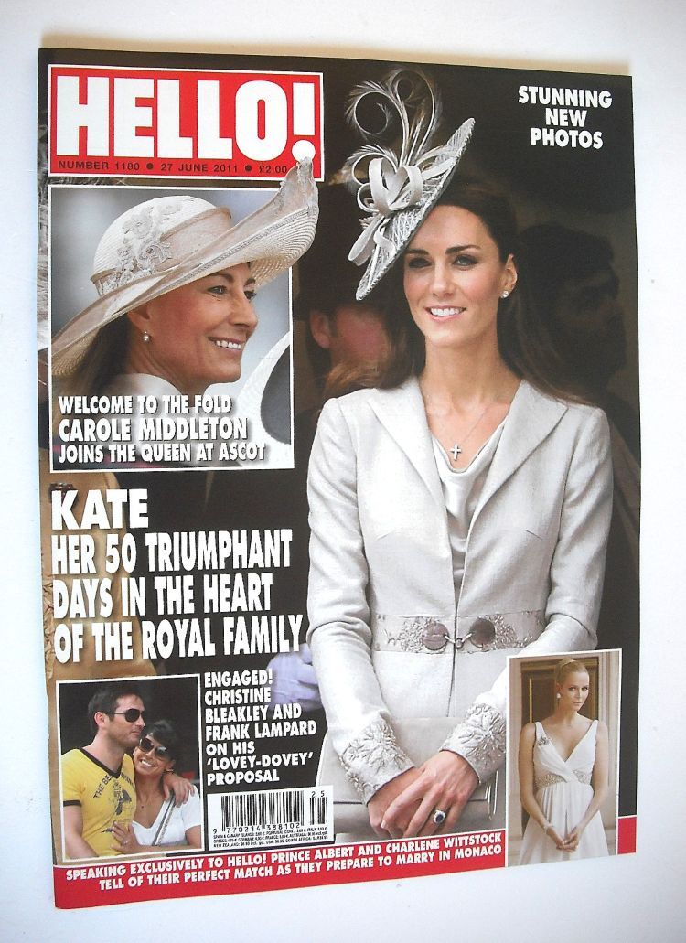 Hello! magazine - Kate Middleton cover (27 June 2011 - Issue 1180)