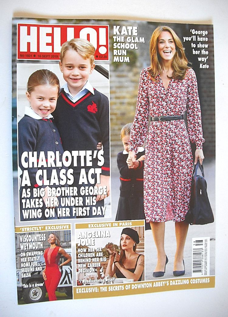 Hello! magazine - Kate Middleton cover (16 September 2019 - Issue 1601)