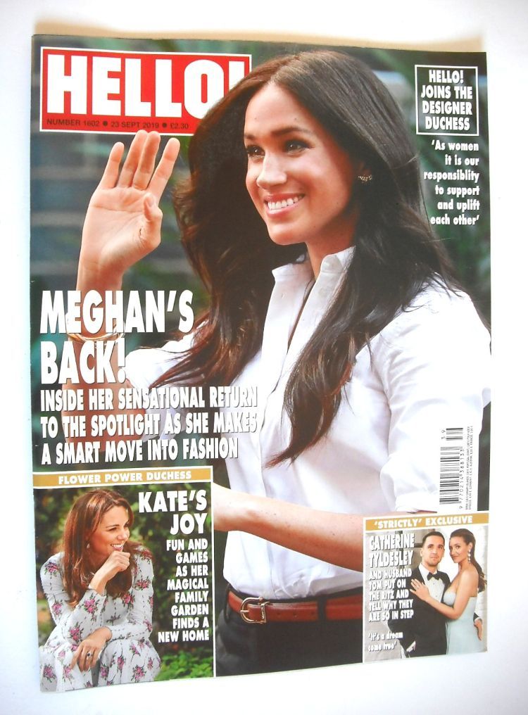 Hello! magazine - Meghan Markle cover (23 September 2019 - Issue 1602)