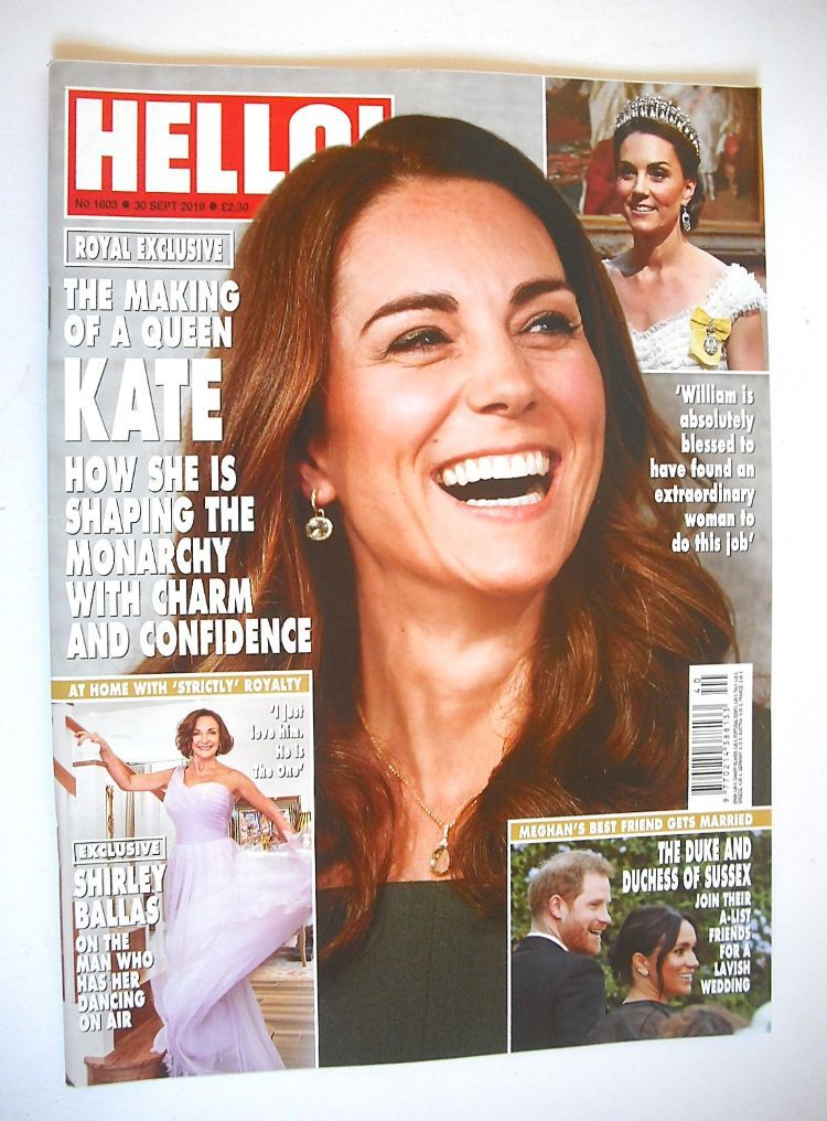 Hello! magazine - Kate Middleton cover (30 September 2019 - Issue 1603)