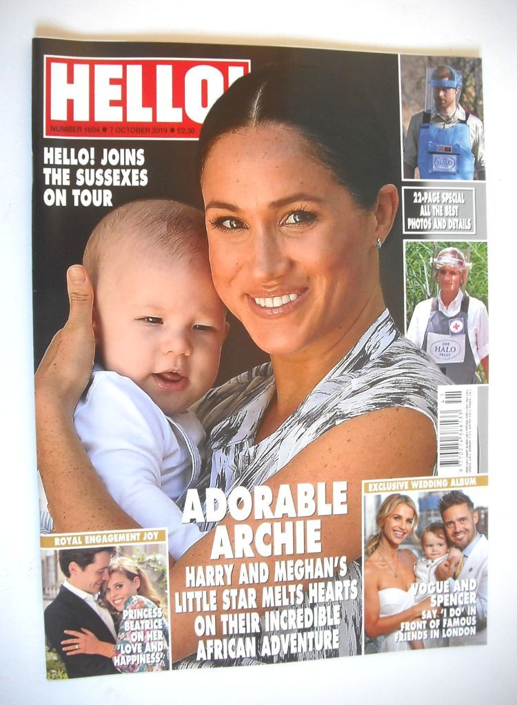 Hello! magazine - Meghan Markle and Archie cover (7 October 2019 - Issue 1604)