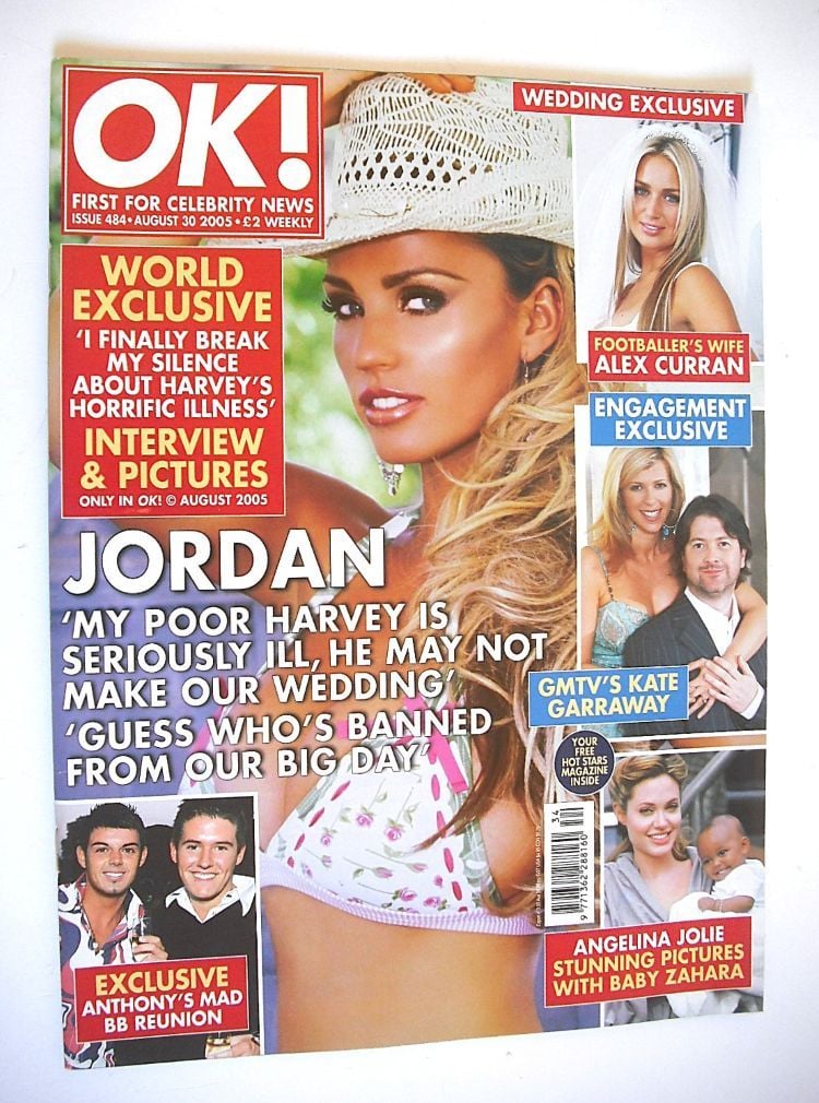OK! magazine - Jordan Katie Price cover (30 August 2005 - Issue 484)