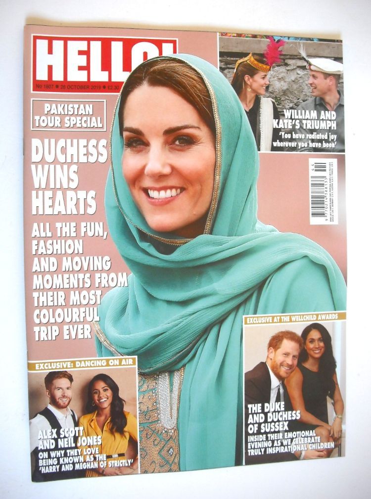 Hello! magazine - Kate Middleton cover (28 October 2019 - Issue 1607)