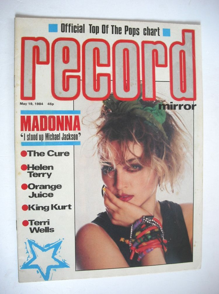 Record Mirror magazine - Madonna cover (19 May 1984)