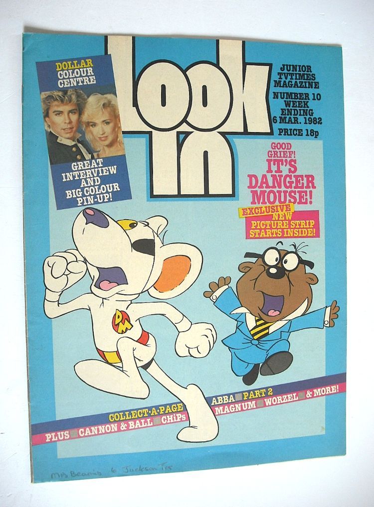 Look In magazine - Danger Mouse cover (6 March 1982)