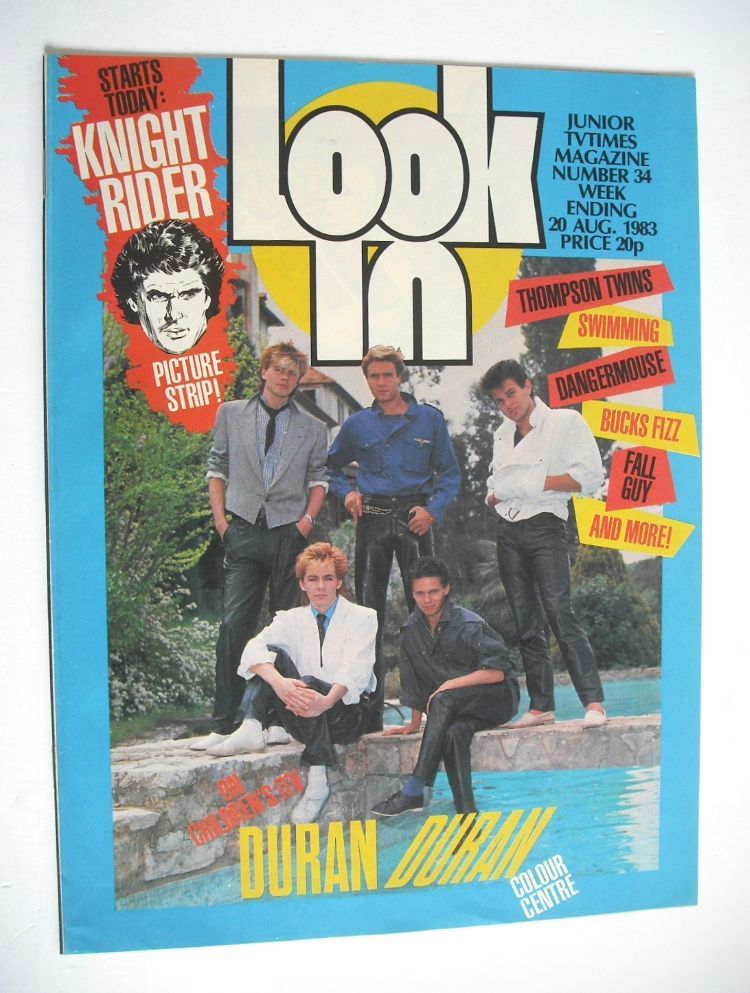 Look In magazine - Duran Duran cover (20 August 1983)