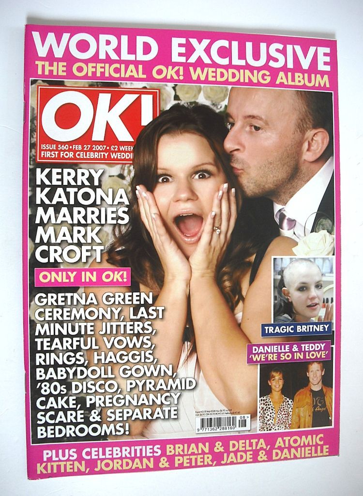 OK! magazine - Kerry Katona and Mark Croft cover (27 February 2007 - Issue 560)