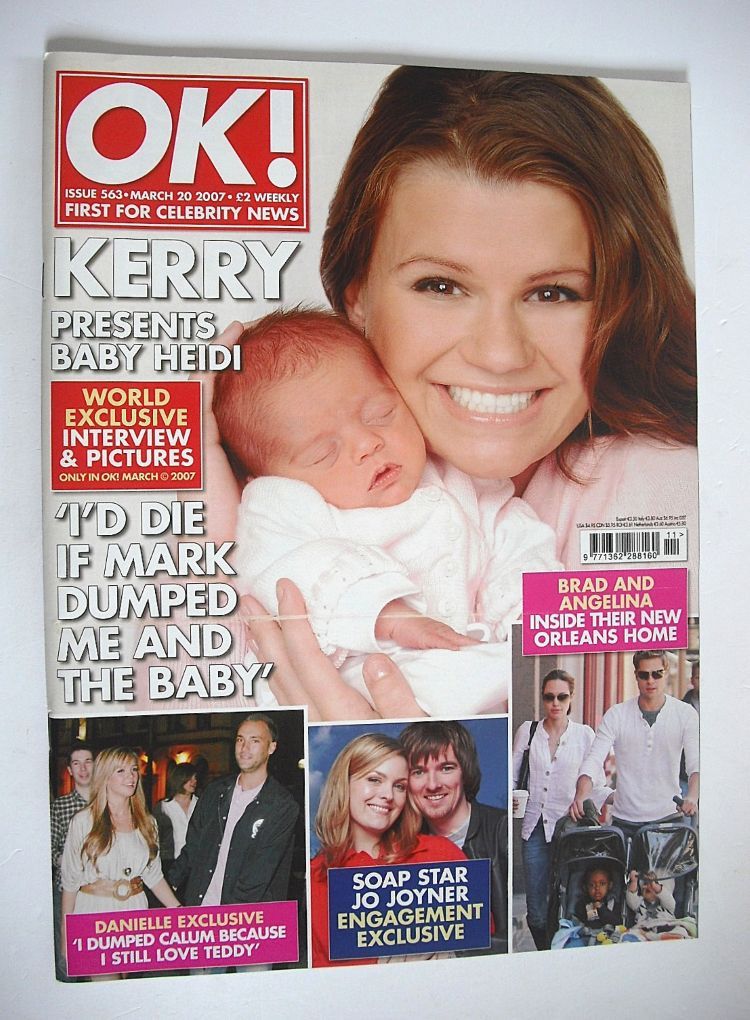 OK! magazine - Kerry Katona cover (20 March 2007 - Issue 563)