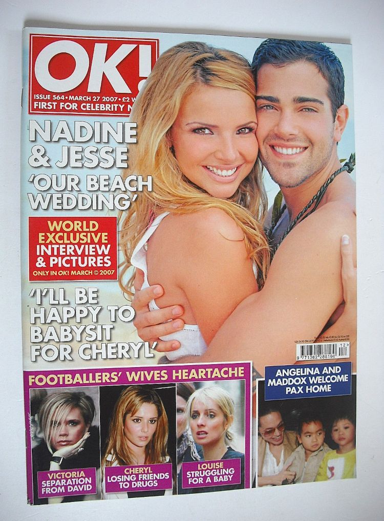 OK! magazine - Nadine Coyle & Jesse Metcalfe cover (27 March 2007 - Issue 564)