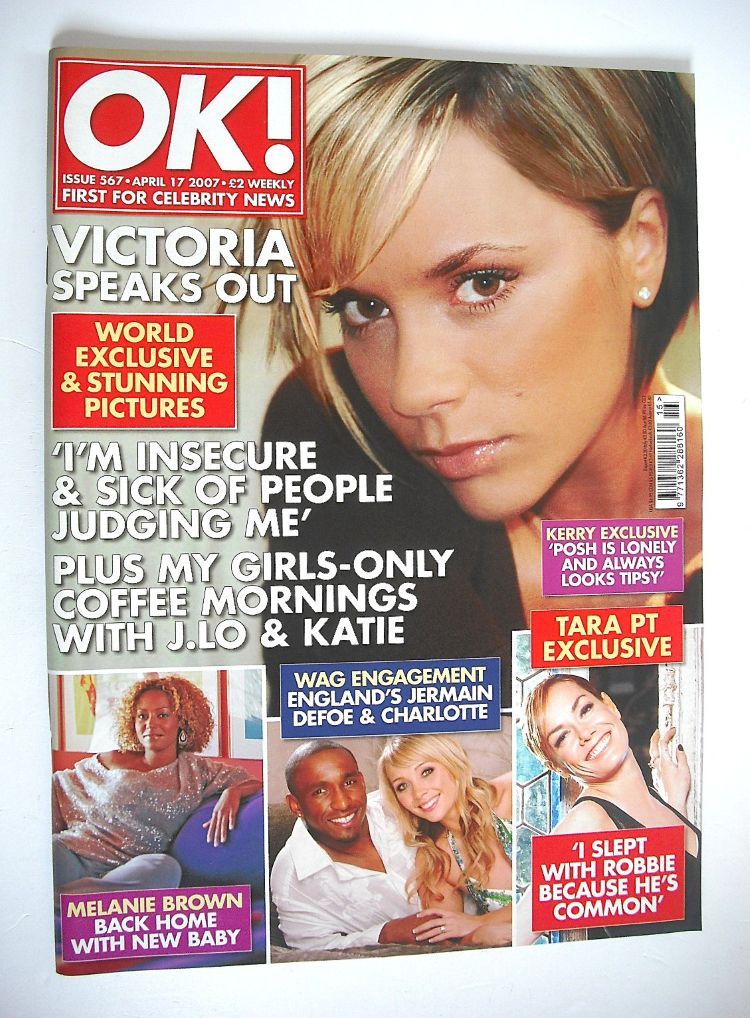 OK! magazine - Victoria Beckham cover (17 April 2007 - Issue 567)
