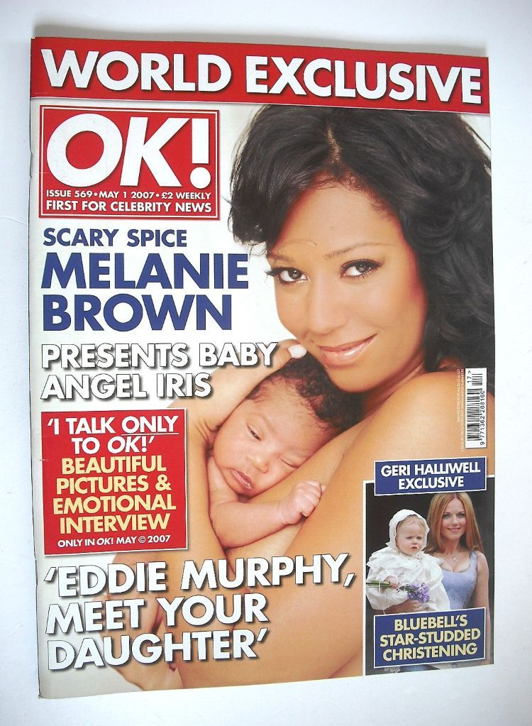 OK! magazine - Mel B and baby Angel Iris cover (1 May 2007 - Issue 569)