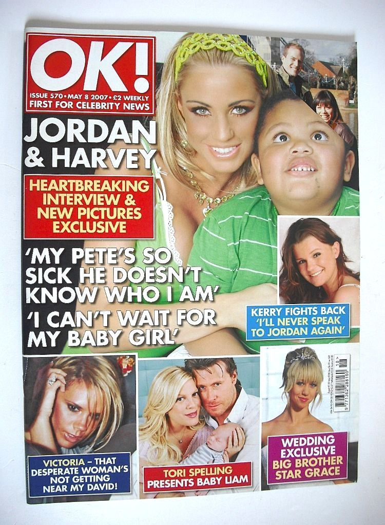 OK! magazine - Jordan & Harvey cover (8 May 2007 - Issue 570)