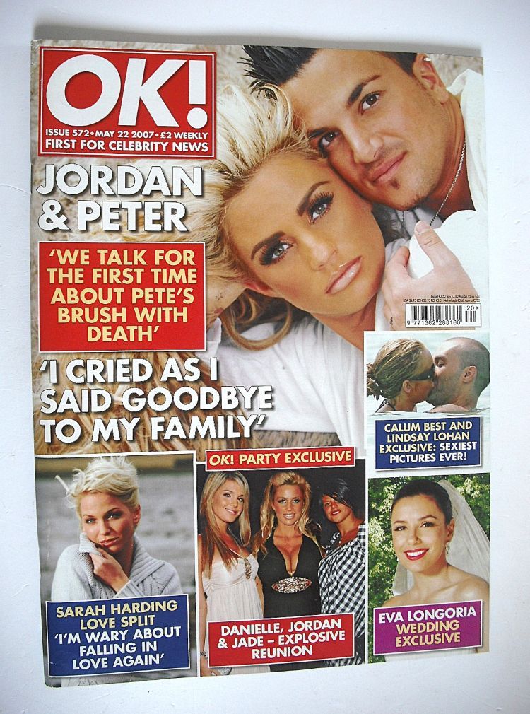 OK! magazine - Jordan and Peter Andre cover (22 May 2007 - Issue 572)