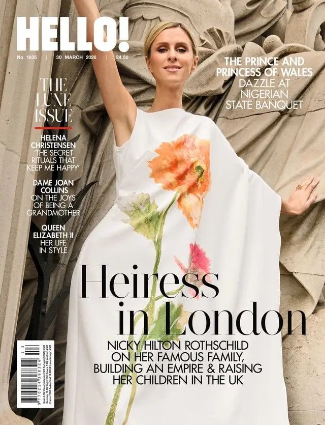 Hello! magazine - Nicky Hilton Rothschild cover (30 March 2026 - Issue 1935)