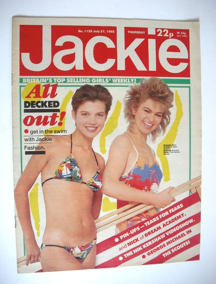 <!--1985-07-27-->Jackie magazine - 27 July 1985 (Issue 1125)
