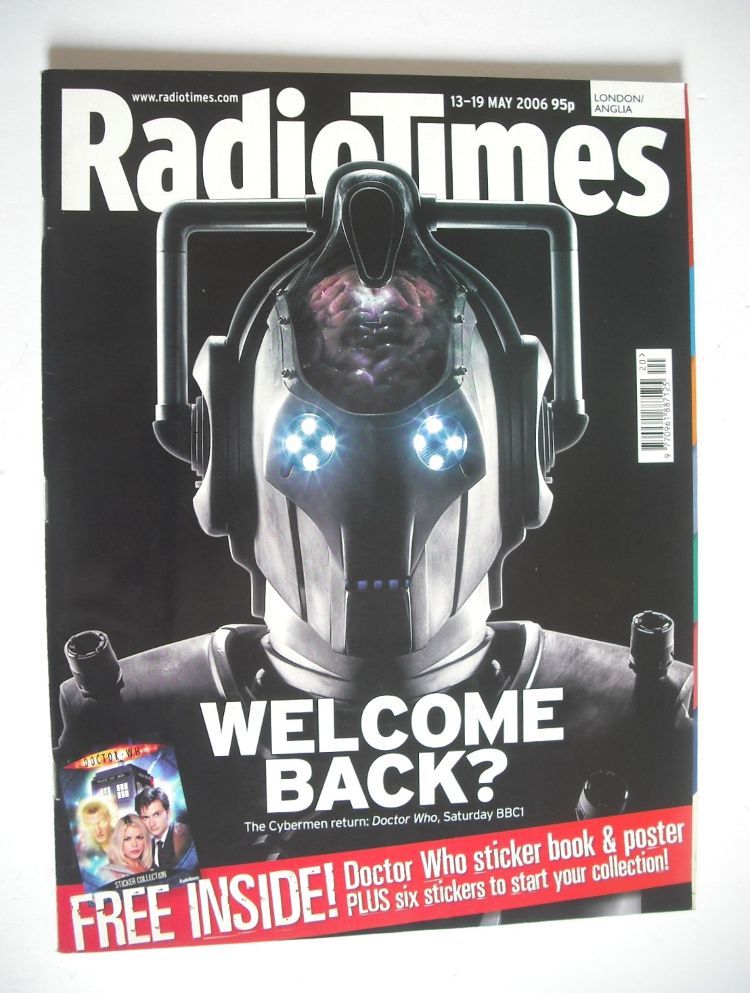Radio Times magazine - Doctor Who Cybermen cover (13-19 May 2006)