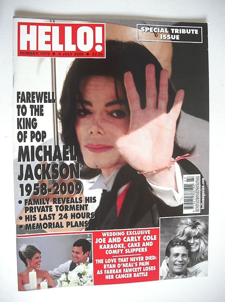 Hello! magazine - Michael Jackson cover (6 July 2009 - Issue 1079)