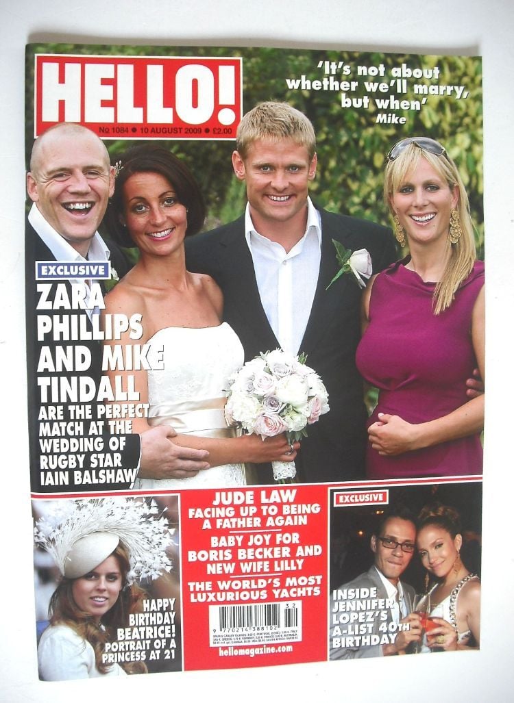 <!--2009-08-10-->Hello! magazine - Iain Balshaw wedding cover (10 August 20