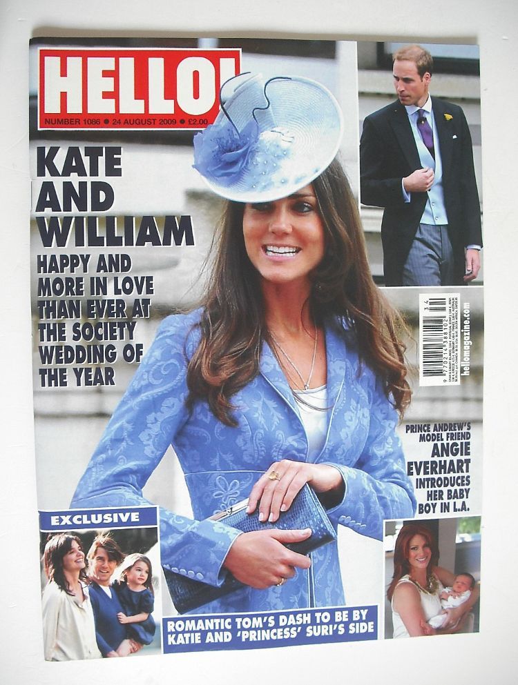 Hello! magazine - Kate Middleton cover (24 August 2009 - Issue 1086)