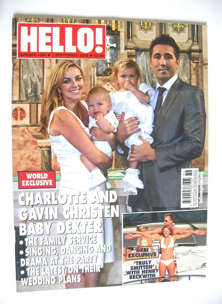Hello! magazine - Charlotte Church and Gavin Henson and family cover (7 September 2009 - Issue 1088)