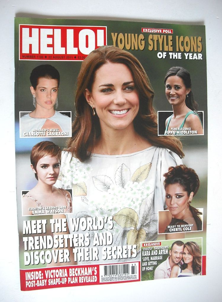Hello! magazine - Kate Middleton cover (22 August 2011 - Issue 1188)