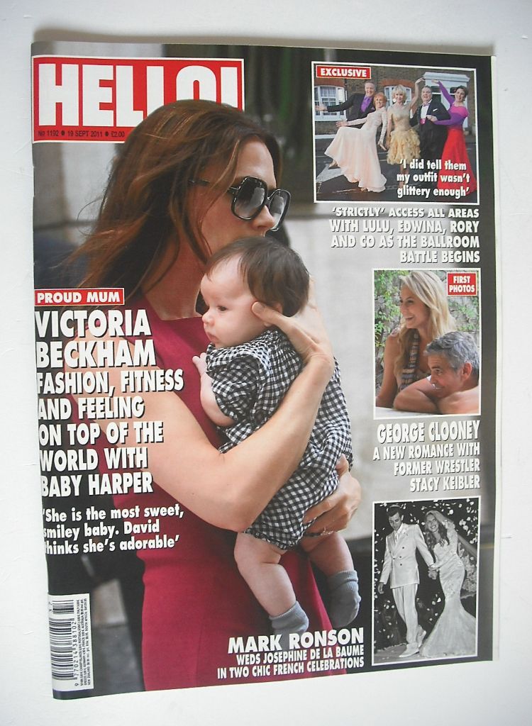 Hello! magazine - Victoria Beckham cover (19 September 2011 - Issue 1192)