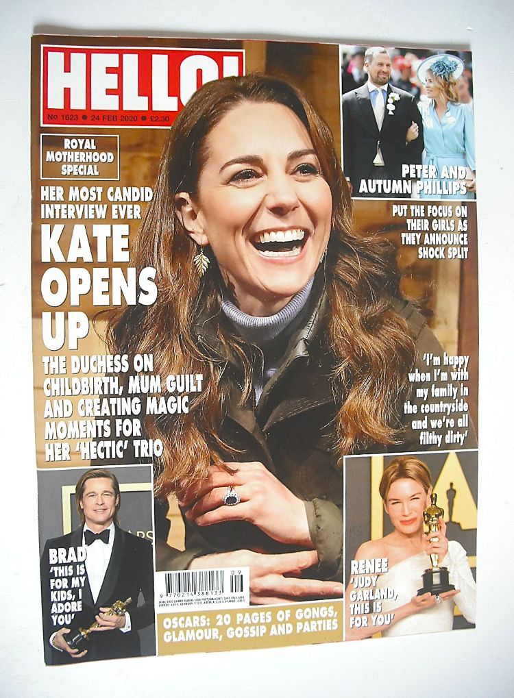 Hello! magazine - Kate Middleton cover (24 February 2020 - Issue 1623)