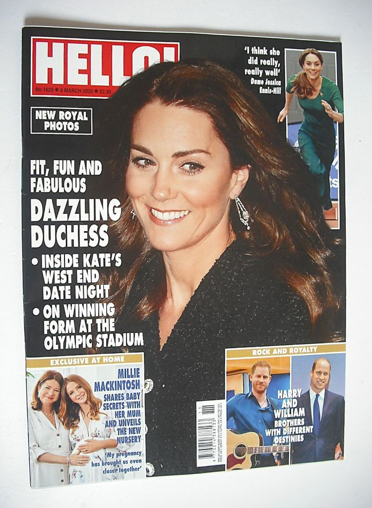 Hello! magazine - Kate Middleton cover (9 March 2020 - Issue 1625)