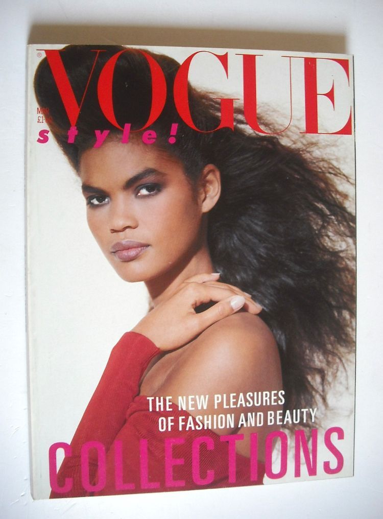 British Vogue magazine - March 1986