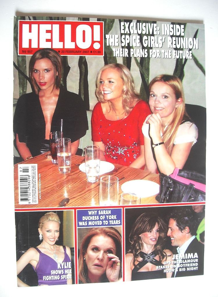 Hello! magazine - The Spice Girls cover (20 February 2007 - Issue 957)
