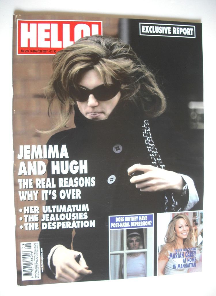 Hello! magazine - Jemima Khan cover (6 March 2007 - Issue 959)