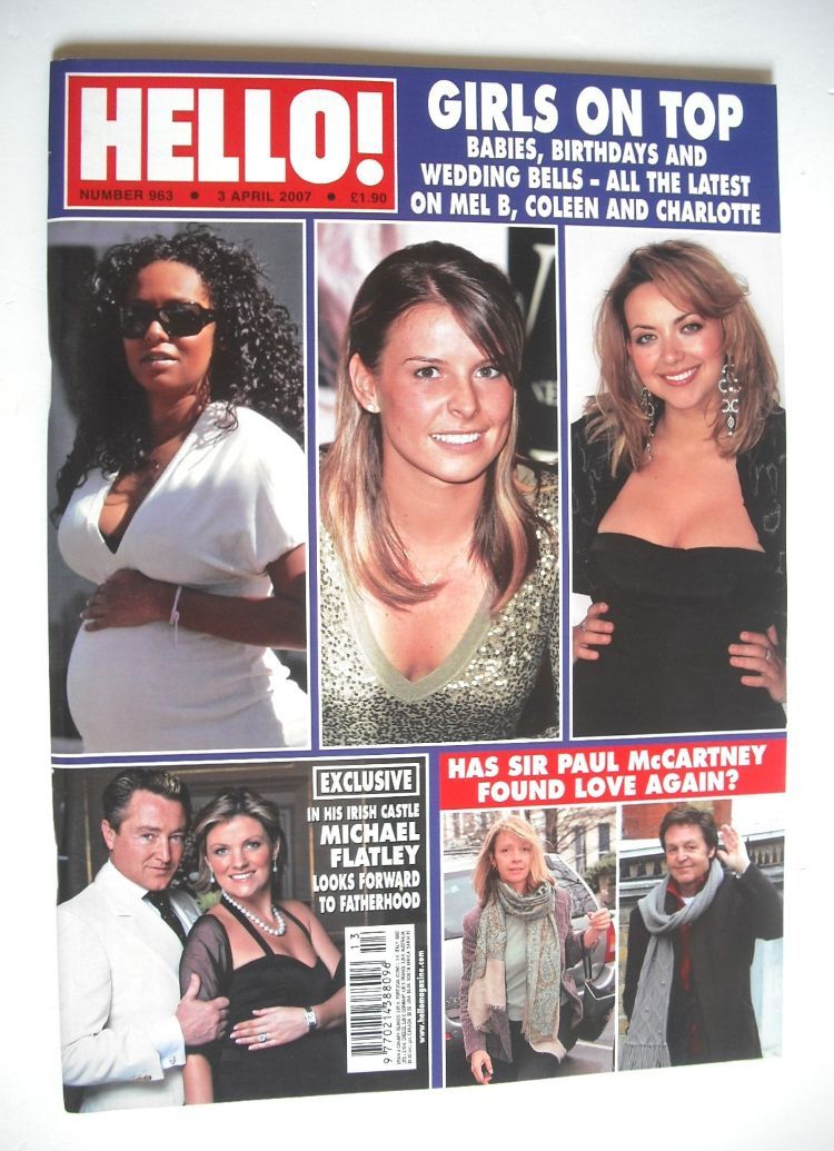 Hello! magazine - Girls On Top cover (3 April 2007 - Issue 963)