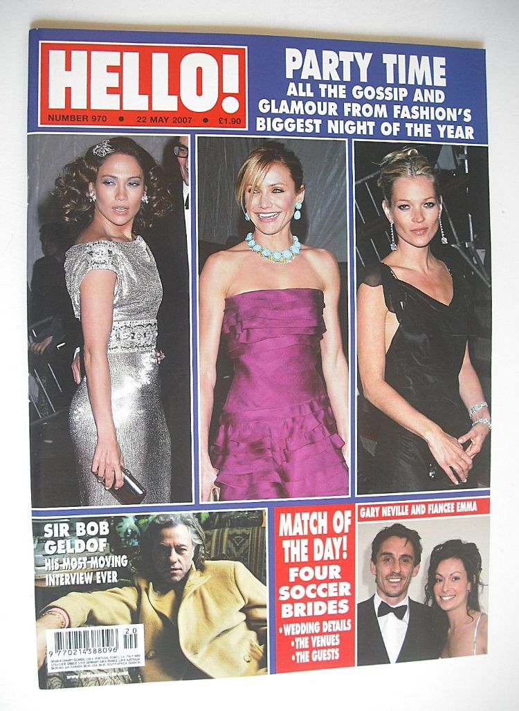 Hello! magazine - Party Time cover (22 May 2007 - Issue 970)