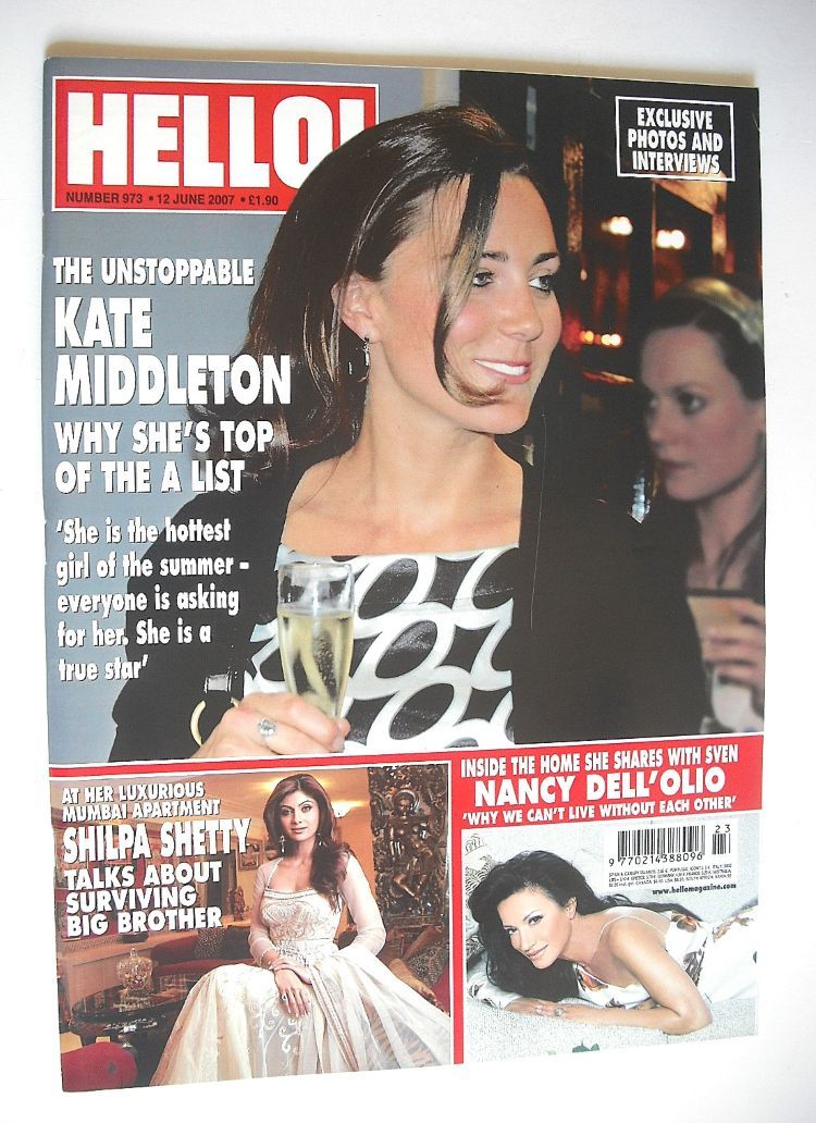Hello! magazine - Kate Middleton cover (12 June 2007 - Issue 973)