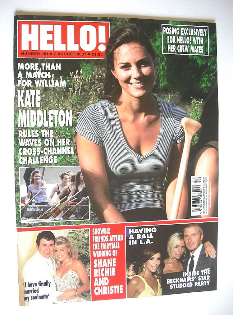 Hello! magazine - Kate Middleton cover (7 August 2007 - Issue 981)