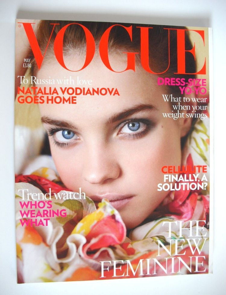 British Vogue magazine - May 2008 - Natalia Vodianova cover