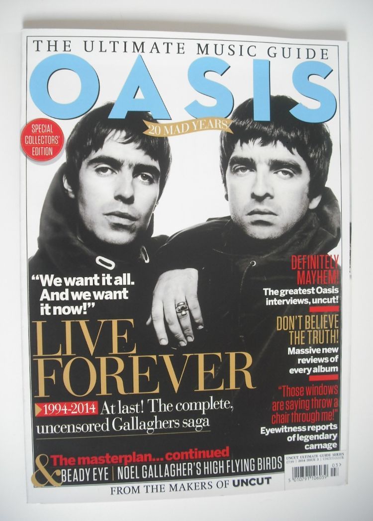 The Ultimate Music Guide magazine - Oasis cover (Issue 3 - 2014)