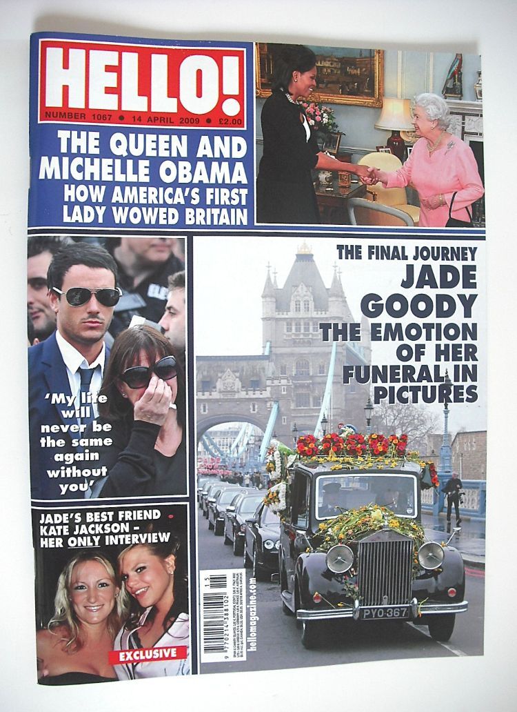 Hello! magazine - Jade Goody funeral cover (14 April 2009 - Issue 1067)
