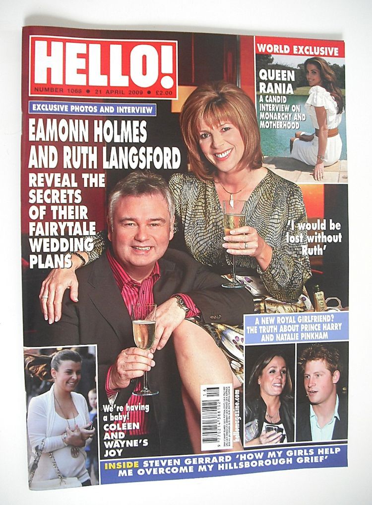 Hello! magazine - Eamonn Holmes and Ruth Langsford cover (21 April 2009 - Issue 1068)
